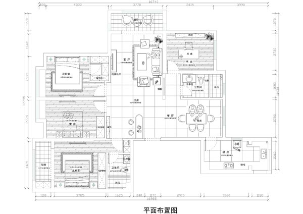 金艾陶瓷磚應(yīng)用效果：徐州開(kāi)元翡翠灣F戶(hù)型裝修效果鑒賞