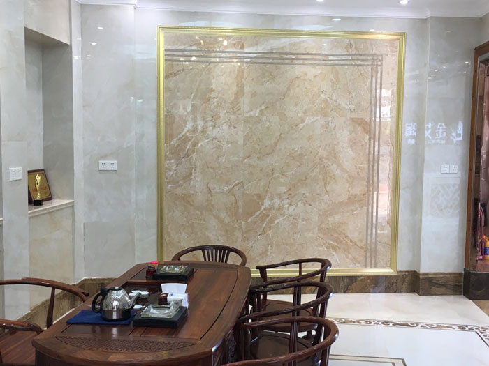 【專賣店推薦】陶瓷一線品牌金艾陶瓷磚潮南店實(shí)景鑒賞